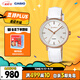 卡西歐（CASIO）手表女SHEEN商務(wù)皮帶石英日韓表送女友禮物SHE-4048PGL-7A