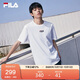 FILA斐樂(lè)官方短袖T恤男2025年夏季時(shí)尚純棉圓領(lǐng)透氣男士運(yùn)動(dòng)t恤針織衫