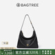 BAGTREE包包樹圖南包2025年女款植鞣牛皮hobo單肩斜挎小眾腋下軟包禮物 黑色-中號 小眾輕奢女包