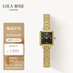 LOLA ROSE羅拉玫瑰黑金手表女士手表節(jié)日禮物生日禮物女生節(jié)日禮物
