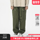 幻走（MOVEUP）2024冬季新款.FUN系列工裝風多口袋松緊腰休閑直筒褲女 軍綠 L
