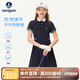 納維凱爾（Navigare）女童連衣裙夏季兒童POLO裙涼爽時(shí)尚速干舒適時(shí)間的海深藍(lán)160