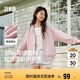 森馬（Semir）迪士尼外套女中長款連帽寬松針織衛(wèi)衣2025春休閑夾克109125108001