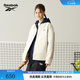 Reebok銳步官方24年新款男女同款休閑舒適夾棉夾克外套 24FRC215UGW2 米白色 L