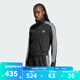 阿迪達斯（adidas） 三葉草 2024冬女潮流時尚百搭針織夾克 IY7278 L