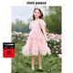 MiniPeace太平鳥(niǎo)童裝夏新女童連衣裙F2FAE2J24 粉紅色 160cm