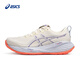 亞瑟士ASICS跑步鞋女鞋耐磨透氣跑鞋緩震運動(dòng)鞋 GEL-CUMULUS 27 TOKYO 白色/紫色 35.5
