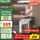 惠康（HICON）制冰機家用商用擺攤全自動(dòng)冰塊機30/35kg大容量酒吧冰塊奶茶店全自動(dòng)制冰機方塊制冰器 2025新款升級不銹鋼【手動(dòng)+倒扣桶】產(chǎn)20kg