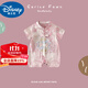 迪士尼寶寶嬰兒衣服夏季男女寶寶連體衣可愛(ài)周歲哈衣洋氣國風(fēng)爬服滿(mǎn)月百天衣 粉紅色 66cm 66碼建議3-6個(gè)月10斤-13斤
