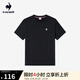 樂卡克法國(guó)公雞夏季圓領(lǐng)短袖T恤 L242UECA0301 炫黑色-2 2XL