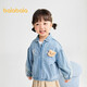 巴拉巴拉寶寶牛仔外套女童上衣蕾絲甜美2025秋裝【商場(chǎng)同款】201325105002