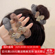 向晚發(fā)繩2件套頭繩女氣質(zhì)鏤空蝴蝶發(fā)繩網(wǎng)紗大腸發(fā)圈丸子盤(pán)發(fā)皮筋發(fā)圈