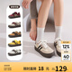 Semir官方正品德訓(xùn)鞋春秋新款通勤女鞋休閑系帶鞋SFYM243035 米黑 38 