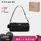 蔻馳（COACH）【品牌直供】女士NOLITA小號(hào)手提包圓筒包黑色皮革CR830SVBK