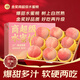 沐小七果蔬金秋水蜜桃禮盒裝【順豐-多地次日達】紅蜜桃子水果中秋禮品送禮 12枚禮盒裝 | 80%選擇-蕞劃算 爆甜 | 單果4-5兩【精選果】推薦*