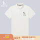 哈吉斯（HAZZYS）男裝【倫敦時裝周同款】夏款內(nèi)搭短袖T恤男POLO衫ASTZE0BBE18 米黃色OW XL （180/100A 50）
