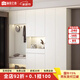 海設云造定制鞋柜家用門(mén)口2024新款入戶(hù)玄關(guān)實(shí)木柜進(jìn)門(mén)坐凳一體靠墻鞋柜子 2.1*2.3米高【六門(mén)鞋柜】 ENF母嬰級環(huán)保歐松板