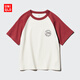 優(yōu)衣庫童裝男女童AIRism棉混紡印花圓領(lǐng)T恤短袖透氣聰明T474598 16 紅色 160