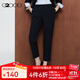 G2000女裝商務(wù)休閑修身西褲秋季新款氣質(zhì)黑色百搭直筒正裝褲 黑色/99（1446） M