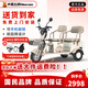 飛鴿電動(dòng)三輪車(chē)家用小型女士老人老年人拉貨電三輪電瓶車(chē) 【600W續航版】鉛酸+續航100里