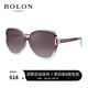 BOLON暴龍眼鏡新款偏光太陽鏡女款時(shí)尚蝶型大框墨鏡BL5028 C30-紫色漸進(jìn)偏光