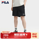 FILA斐樂官方情侶運(yùn)動短褲2025夏季休閑山系戶外梭織五分褲男