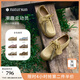 natursun奚夢瑤高圓圓章若楠文淇同款德訓(xùn)鞋女鞋厚底休閑袋鼠鞋情侶鞋單鞋 黃色（建議拍小一碼） 37 (235mm)