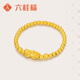 六桂福珠寶新年禮物黃金手鏈 福祿貔貅古法黃金足金手鏈 GH0400225 13.35g