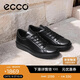 愛(ài)步（ECCO）25年秋季新款牛皮輕奢經(jīng)典休閑板鞋 柔酷60周年525464 黑色42