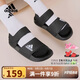 阿迪達(dá)斯（adidas）夏季男童涼鞋女童小童簡(jiǎn)約經(jīng)典兒童休閑運(yùn)動(dòng)沙灘鞋 GW0344黑