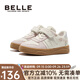 百麗（Belle）童鞋女童運動(dòng)鞋2025春秋新款男童兒童鞋跑步學(xué)生暴走戶(hù)外低幫板鞋 BL4347粉色 32 適合腳長(cháng)19.9cm