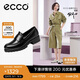 愛(ài)步（ECCO）樂(lè )福鞋女 經(jīng)典厚底百搭英倫風(fēng)皮鞋 摩登女鞋490013 黑色37