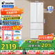 統帥（Leader）海爾冰箱出品國家補貼20%345升法式四多門(mén)黑金凈味三檔變溫風(fēng)冷無(wú)霜一級能效變頻節能家用電冰箱 BCD-345WLLFDD9CW1U1