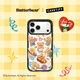 CASETIFY黃油小熊 x CASETiFY聯(lián)名 黃油小熊貼紙 適用于iPhone17/16/15 Air/Pro/Max蘋果手機殼 透明黑框Magsafe iPhone 16 Pro Max