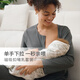 nest designs孕婦月子服產(chǎn)婦睡衣家居服孕前產(chǎn)后孕期時(shí)尚哺乳套裝 炭筆灰 L