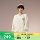 VANS范斯官方 男女情侶套頭衛(wèi)衣復(fù)古白寬松美式復(fù)古 復(fù)古白 L