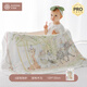 BUBBLE TREE新生兒六層紗布浴巾嬰兒包被寶寶超軟純棉a類(lèi)兒童浴巾120cm