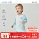 愛(ài)慕兒童嬰兒套頭長(zhǎng)袖睡衣/大屁屁睡褲男女?huà)胗譇類舒適高彈家居服|奶皮衣 男孩上衣-變形金剛AB241B381 90