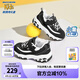 Skechers斯凱奇兒童鞋女童學(xué)步鞋春秋款透氣柔軟小童黑白熊貓鞋80588N 男童-黑色-白色BKW 單層 26