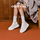 CHERY KALLY琪凱莉[楊冰怡同款]真皮小白鞋2026夏季新款增高板鞋女休閑鞋4017