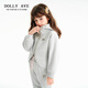 DOLLY AVE【現貨】 歐妮 輕奢高定休閑運動(dòng)女童連帽拼接剪裁套裝 外套+長(cháng)褲 套裝優(yōu)惠28.8 140 碼（135-144cm）