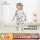英氏（YEEHOO）嬰兒衣服四季連體衣男女童長(zhǎng)袖爬服7A抑菌新生兒衣服
