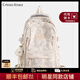 CRTNZO KROEZ輕奢小c&k書包初中高中大容量雙肩包女大學(xué)生背包高顏值書包簡(jiǎn)約 米白大號(hào)-CK女包送女友老婆禮物