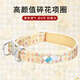 爾山集狗狗項(xiàng)圈遛狗脖圈結(jié)實(shí)狗牌寵物頭套大中小型犬外出專用頸圈 黃色M 調(diào)節(jié)31-50