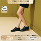 STUART WEITZMAN/SW MRSPATS秋冬黑色珍珠粗跟牛皮革樂(lè )福鞋女鞋真皮