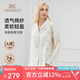 英氏【7A抑菌】月子服孕婦哺乳睡衣秋款家居服套裝雙層棉紗柔軟輕盈L