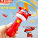 手拉飛盤(pán)超級飛俠竹蜻蜓閃光飛碟玩具拉線(xiàn)飛碟彈射兒童戶(hù)外玩具 超級飛俠樂(lè )迪竹蜻蜓
