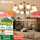 雷士（NVC）客廳吊燈中古風燈法式復(fù)古美拉德高級感新款燈包安裝NDBD10A-020