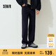 森馬（Semir）牛仔褲男貓須做舊復古寬松直筒褲2025秋冬長(cháng)褲子經(jīng)典109725124103