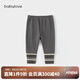 babylove嬰幼兒打底褲春秋款加絨保暖褲子男女寶寶休閑褲百搭長(zhǎng)褲 林地灰 80 cm